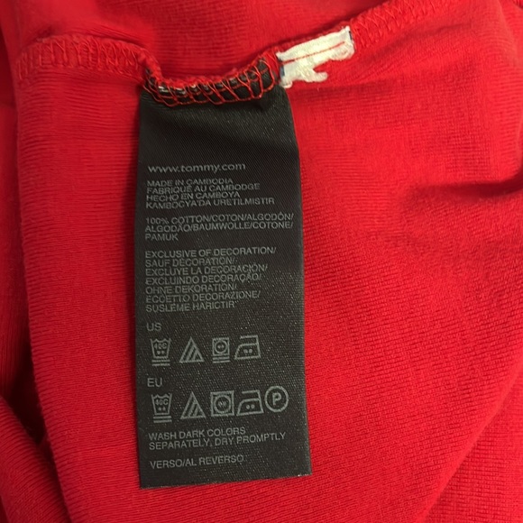 Tommy Hilfiger v neck T shirt - Picture 8 of 10